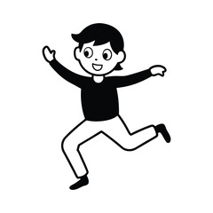 cartoon character of man vector