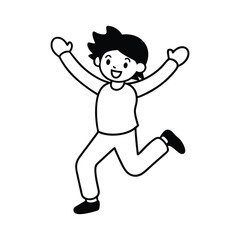 cartoon character of man vector