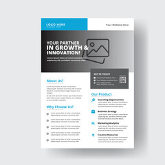 Creative & Modern Business Flyer Corporate Poster Brochure Cover Template 