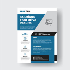 Creative & Modern Business Flyer Corporate Poster Brochure Cover Template 