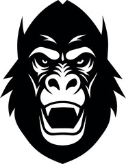 gorilla head mascot