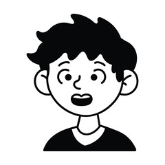 cartoon character of man vector