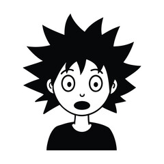 cartoon character of man vector