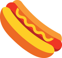 hot dog vector illustration