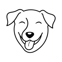 vector illustration of a dog