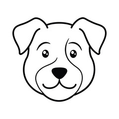 vector illustration of a dog