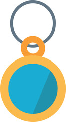 baby rattle isolated on white