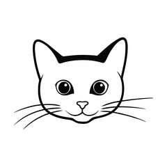 vector illustration of a cat