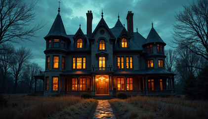 Dark Shadows Looming Over the Mansion