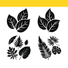 Tree Silhouette Vector Bundle | Nature, Forest & Botanical Elements Pack