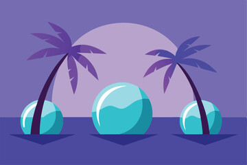 palm tree on the beach