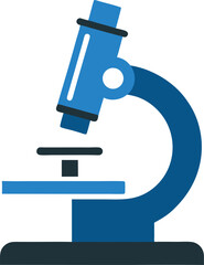 vector microscope icon