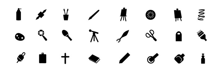 Art & Creative Tools Icons