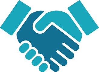 handshake icon vector illustration