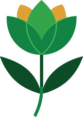 green tree with leaves