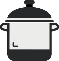 cooking pot vector illustration