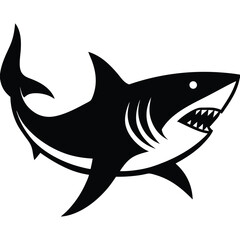 shark silhouettes vector