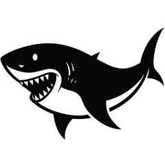 shark silhouettes vector