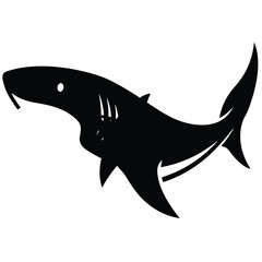shark silhouettes vector