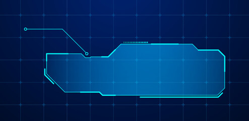 Futuristic callouts titles information vector illustration