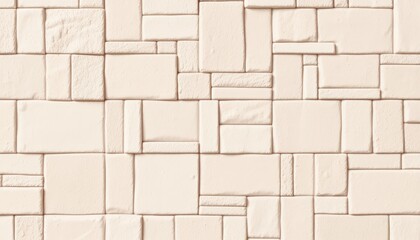 Obraz premium Geometric patterns suggesting architectural foundations. cute, pastel, no shadow , isolated on a beige background, ultra realistic photography with soft studio lighting.