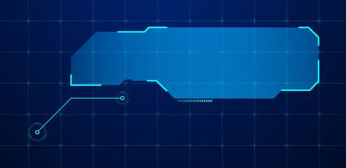 Futuristic callouts titles information vector illustration