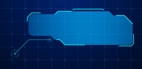 Futuristic callouts titles information vector illustration