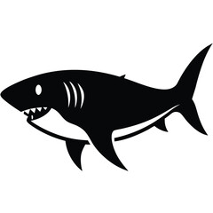 shark silhouettes vector