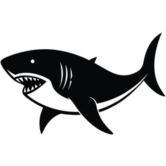 shark silhouettes vector