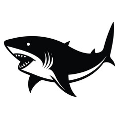 shark silhouettes vector