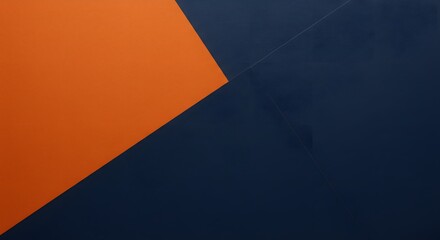 yellow and blue, Sharp Zigzag Geometric Design in Orange and Dark Blue