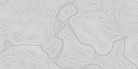 White paper wave curve relief geometric wave grid line background. . Abstract wavy topographic map and curved lines background. Vector illustration.