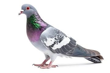 Fototapeta premium Regal Dragoon Pigeon with Powerful Posture