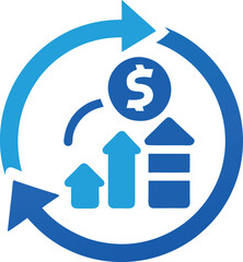 euro and dollar signs