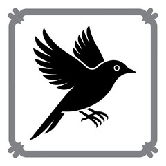 Birds in Flight and Rest – Graphic Set