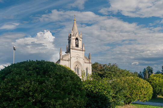 Church of San Jose de Limodre in Fene, La Coru&ntilde;a, Galicia, Spain