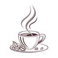 Hot Coffee and Beans