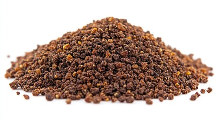 Pile of loose leaf tea granules