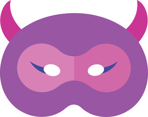 carnival mask vector illustration