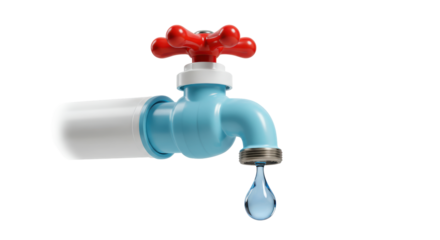 Isolated Water Tap