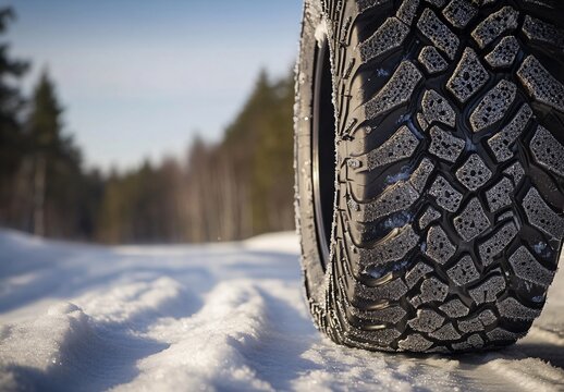 Winter driving safety tips navigating snowy roads with quality tires outdoor environment guide for safe travel