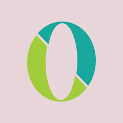 O Letter Mark Logo Design