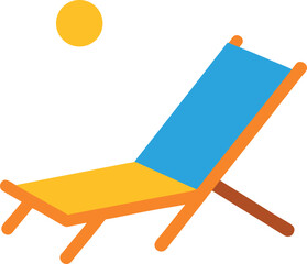 beach chair with umbrella