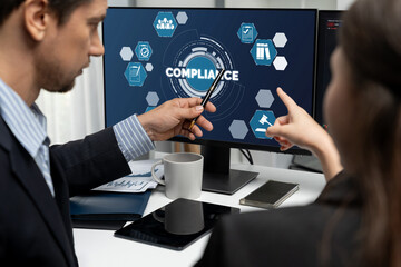 Compliance system for brisk online corporate business to meet quality standard