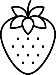 vector illustration of  strawbery on transparent background