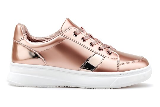 rose gold sneakers womens