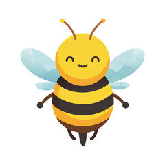 Happy Bee Vector Art