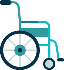 wheelchair icon isolated on white