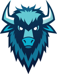 wild-yak-mascot-logo-with-ice-shard-effects