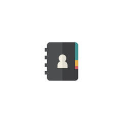 Contacts icon flat vector design
